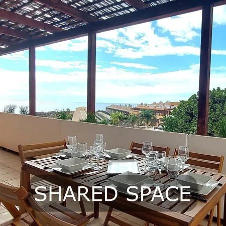 Bedroom With Private Bathroom And Air Conditioning, Inside Shared With Amplious Kitchen And Terrace With Sea View *